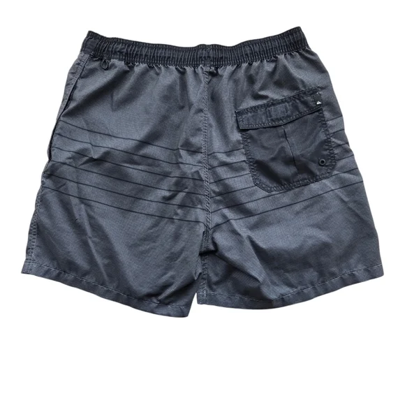 Quik Silver Dark Gray Board Shorts with Quick-Drying Fabric - Picture 2 of 4